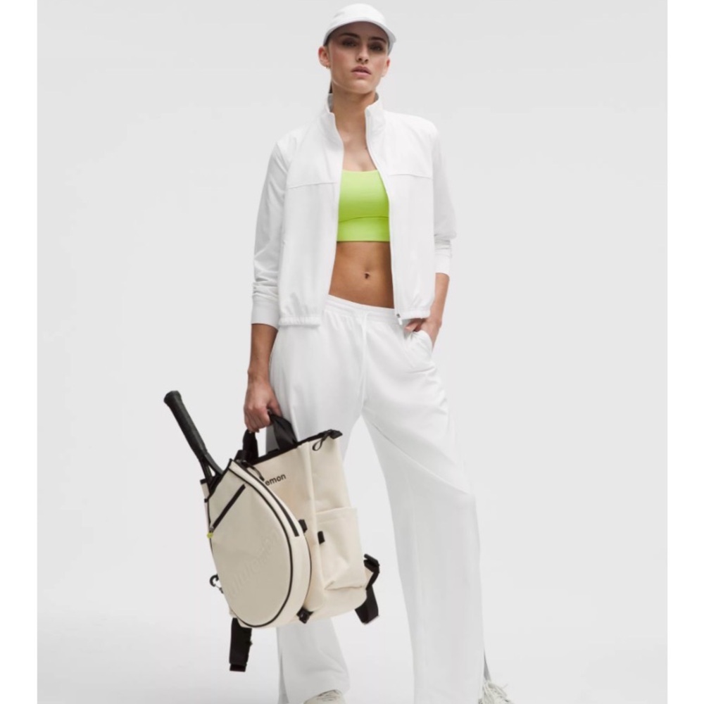 New, Lululemon court rival tennis track jacket
